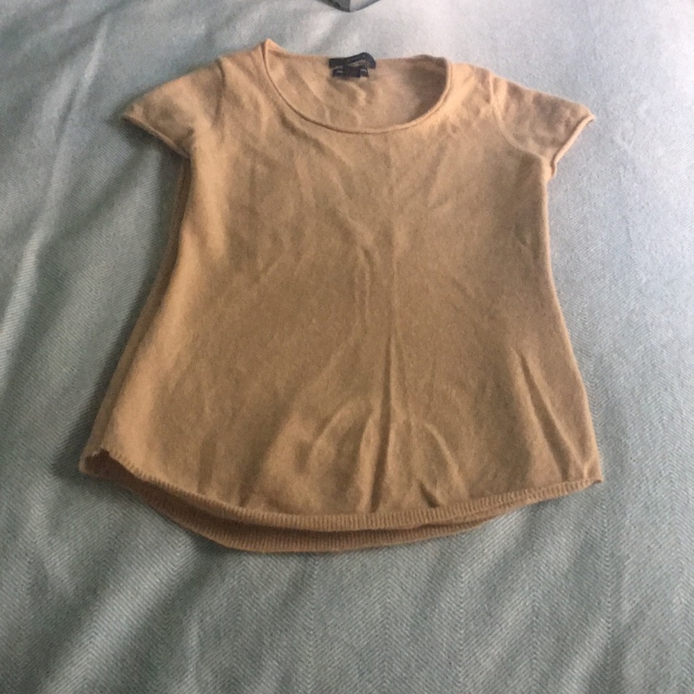 Camel cashmere T shirt